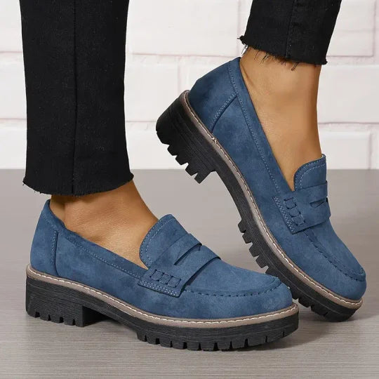 Komfortable chunky platform slip-on sko til kvinder 