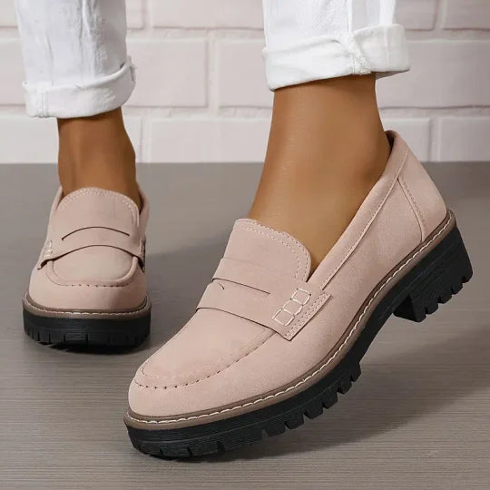 Komfortable chunky platform slip-on sko til kvinder 